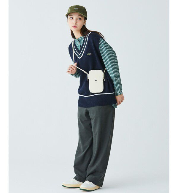 LACOSTE「ワンポイントワニロゴスマホポーチ Size: 11.5 x 18.5 x 2cm」|その他|