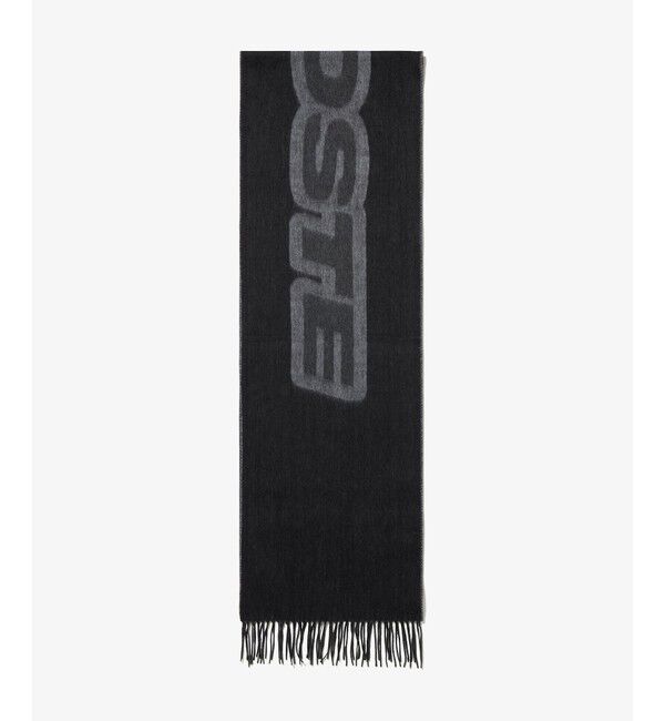 LACOSTE「ビッグブランドネームロゴジャカードマフラー」|マフラー|