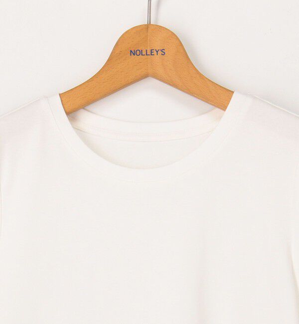 NOLLEY'S「高機能 LA＋スムース5分袖プルオーバーカットソー」|Tシャツ・カットソー|