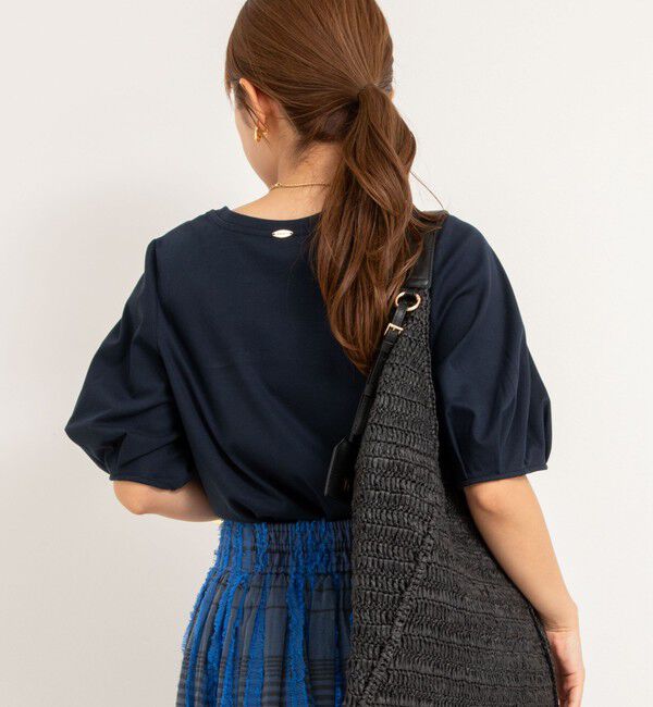 NOLLEY'S「高機能 LA＋スムース5分袖プルオーバーカットソー」|Tシャツ・カットソー|