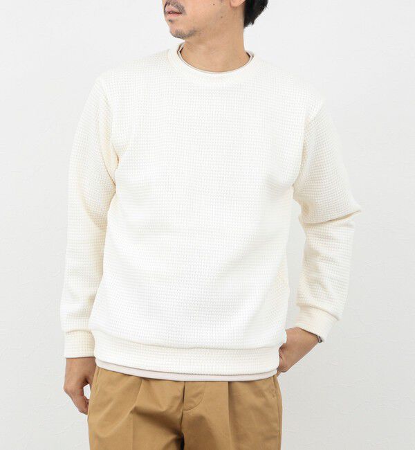 NOLLEY'S goodman「ウォッシャブルワッフルクォーターCN 25AW」|Tシャツ・カットソー|オフホワイト