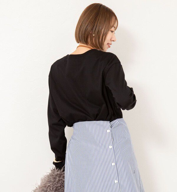 NOLLEY'S「ウォッシャブルオーガニックコットンロンT」|Tシャツ・カットソー|