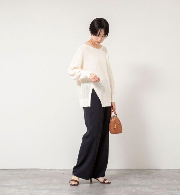 NOLLEY'S sophi「NEW morisachi《セットアップ対応》ウォッシャブルストレッチツイルイージーワイドパンツ」|その他|