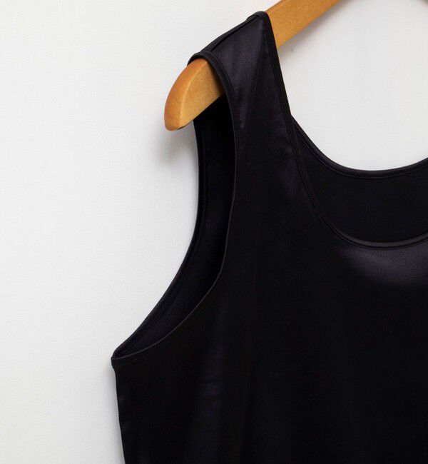 NOLLEY'S「ウォッシャブル裾レースオトナサテンタンク」|タンクトップ|