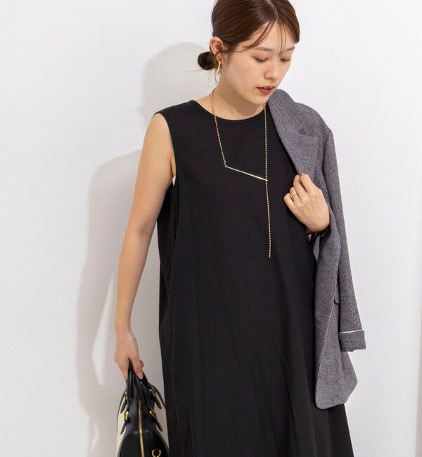NOLLEY'S「【WEB限定】ウォッシャブルバックツイストドレス」|ワンピース|