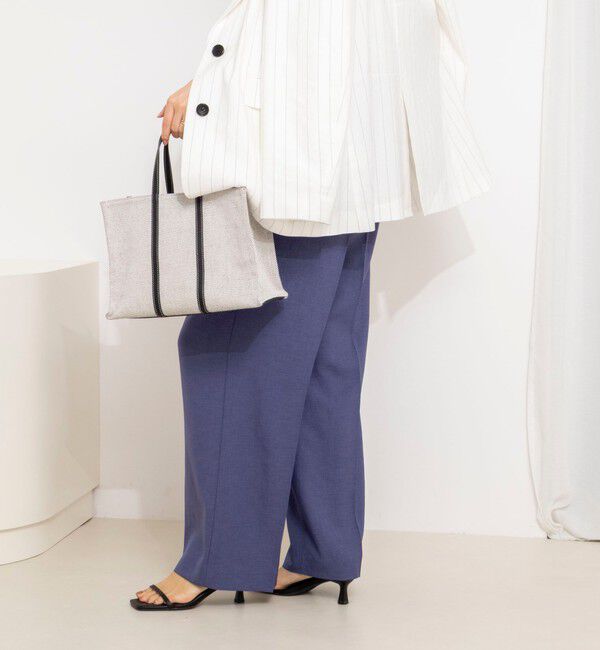 NOLLEY'S「ウォッシャブルラップ風ワイドパンツ」|その他|