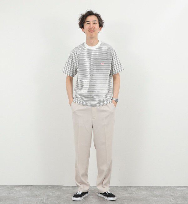 NOLLEY'S goodman「【DANTON/ダントン】POCKET T-SHIRT STRIPE 26SS（DT-C0198 TCB STRIPE）」|Tシャツ・カットソー|