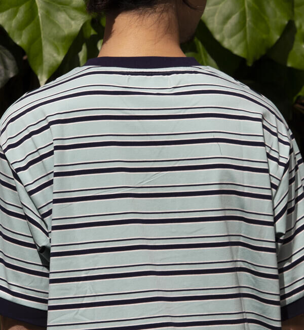 GLOSTER「【GLOSTER/グロスター】マルチボーダー リンガーTシャツ」|Tシャツ・カットソー|