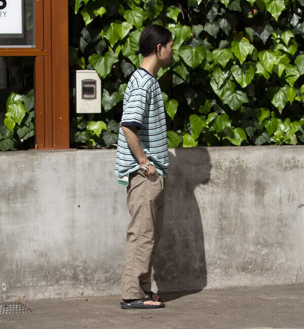 GLOSTER「【GLOSTER/グロスター】マルチボーダー リンガーTシャツ」|Tシャツ・カットソー|