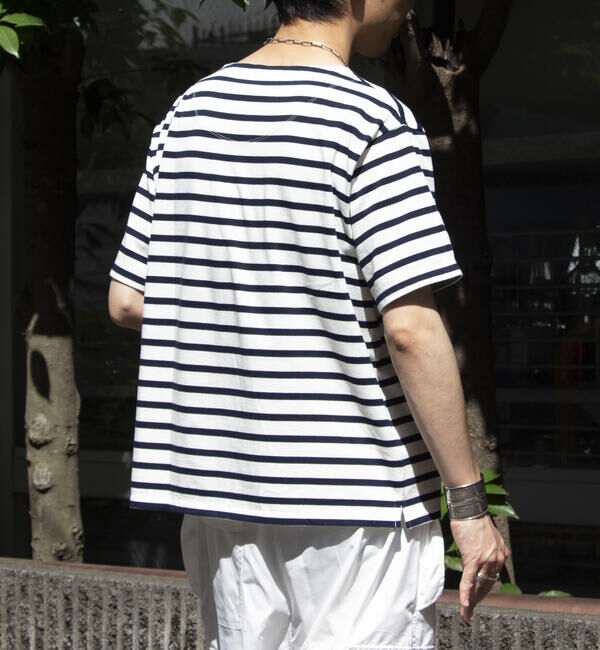 GLOSTER「【GLOSTER/グロスター】バスクシャツ ボーダーTシャツ ショートスリーブ」|Tシャツ・カットソー|