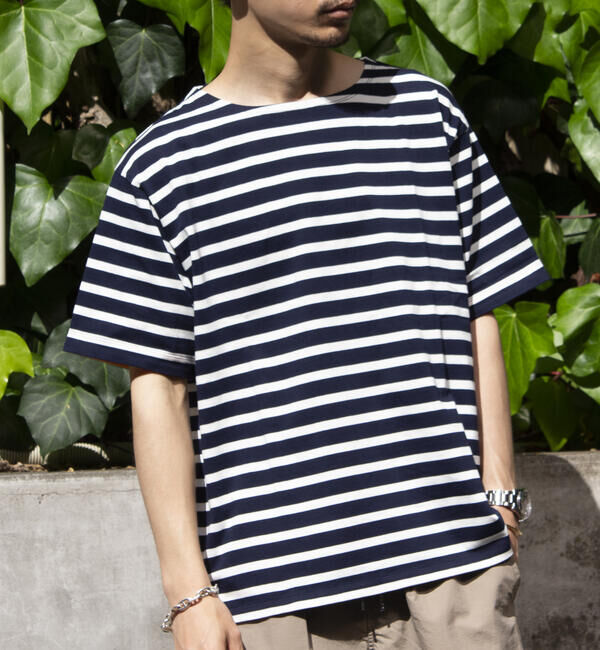 GLOSTER「【GLOSTER/グロスター】バスクシャツ ボーダーTシャツ ショートスリーブ」|Tシャツ・カットソー|