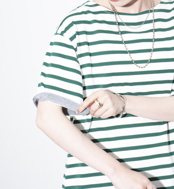 GLOSTER「【GLOSTER/グロスター】バスクシャツ ボーダーTシャツ ショートスリーブ」|Tシャツ・カットソー|