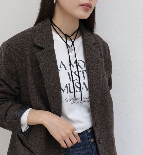 fredy emue「スタートップベロアチョーカー」|ネックレス|