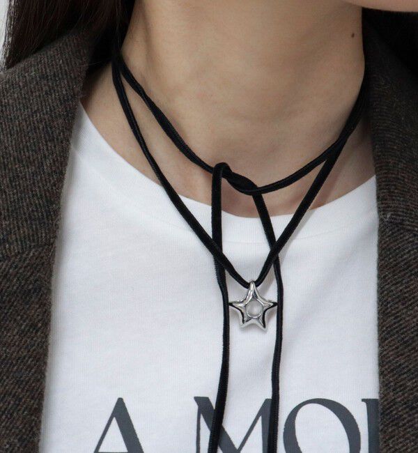 fredy emue「スタートップベロアチョーカー」|ネックレス|
