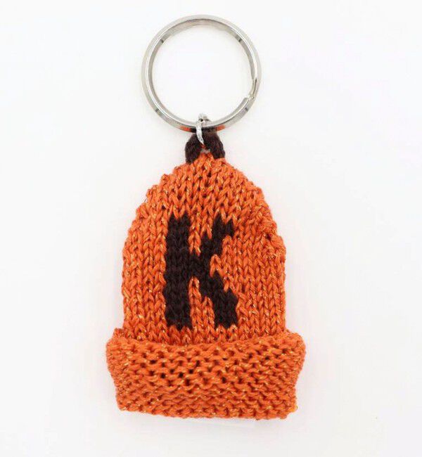 GLOSTER「【INFIELDER DESIGN/インフィールダーデザイン】ALPHABET HOLDER」|チャーム・キーホルダー|オレンジ