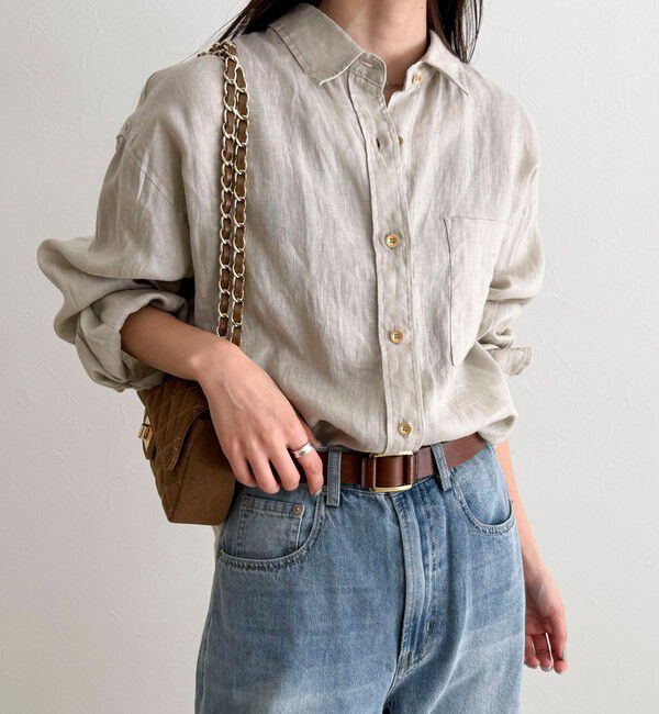 fredy emue「LINEN100 2WAYカシュクールシャツ」|シャツ・ブラウス|
