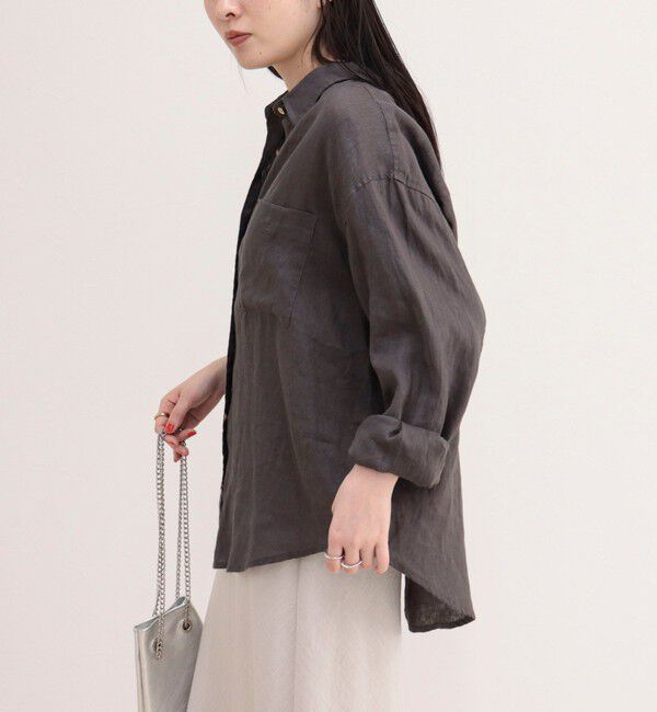 fredy emue「LINEN100 2WAYカシュクールシャツ」|シャツ・ブラウス|