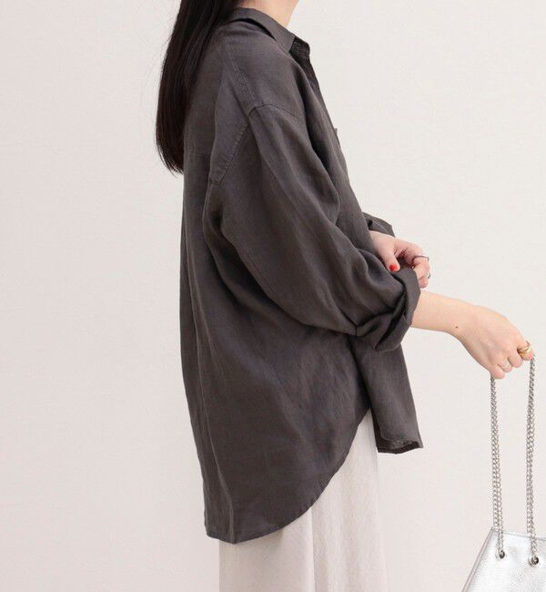 fredy emue「LINEN100 2WAYカシュクールシャツ」|シャツ・ブラウス|