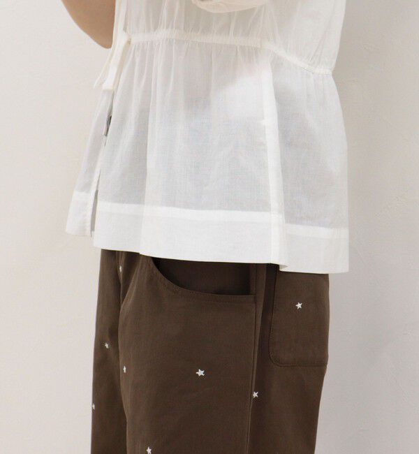 fredy emue「フロントリボンブラウス」|シャツ・ブラウス|