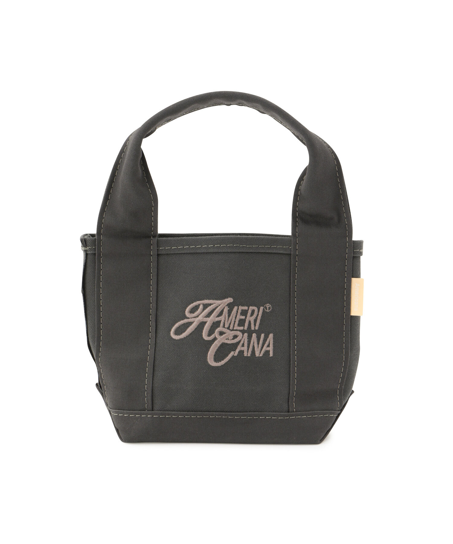 SALON adam et rope'「【Americana（アメリカーナ）】トートバッグミニ」|トートバッグ|チャコール(06)