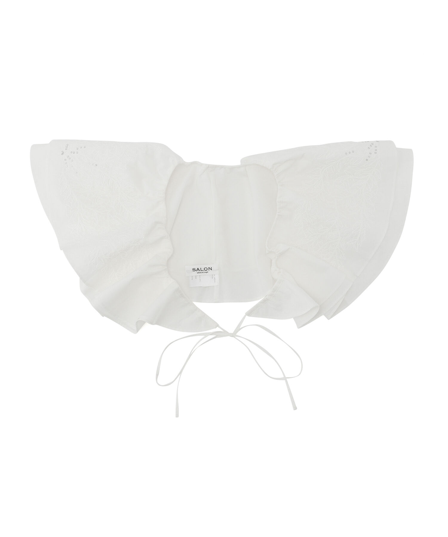 SALON adam et rope'「エンブロイダリーラッフルストール/付け襟」|ストール|