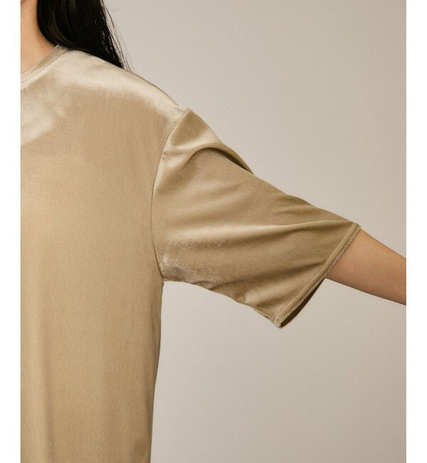 SALON adam et rope'「トリアセベロアボックスTシャツ［セットアップ対応］」|Tシャツ・カットソー|