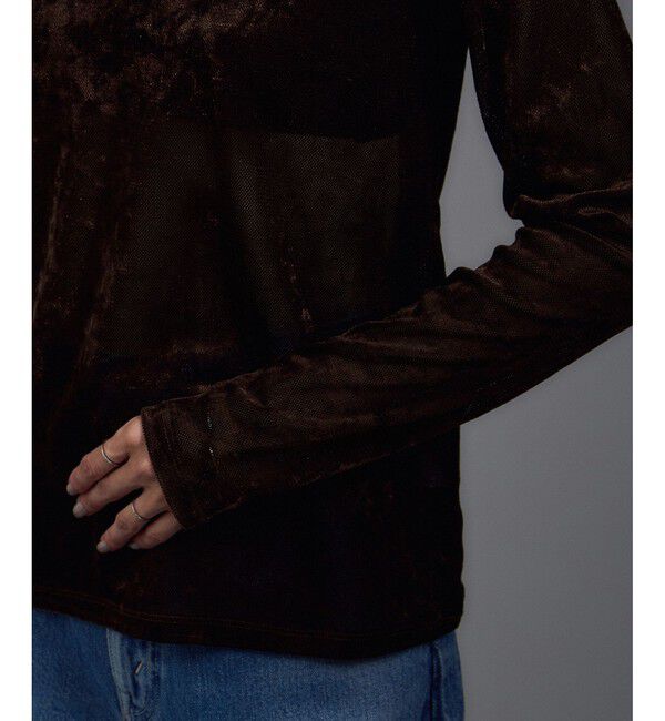 SALON adam et rope'「シアーフォグベロアL/TEE」|Tシャツ・カットソー|