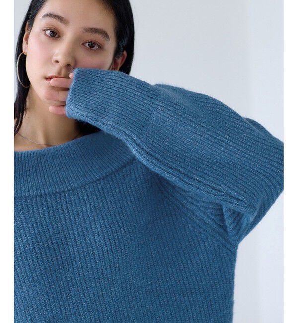 VIS「肩リボンミニ丈ニットワンピース/2WAY」|ワンピース|