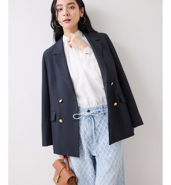 VIS「前後2WAYボリュームボウタイブラウス/イージーケア」|シャツ・ブラウス|