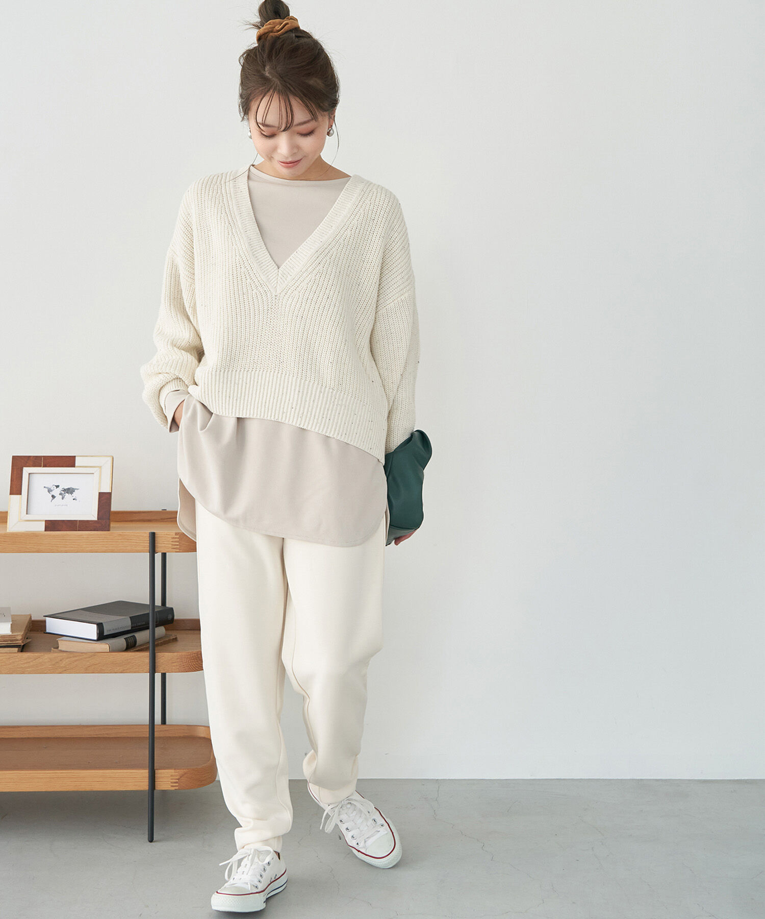 Rope&rsquo;Picnic「セットアップ対応/マシュマロタッチダンボールタックパンツ」|その他|