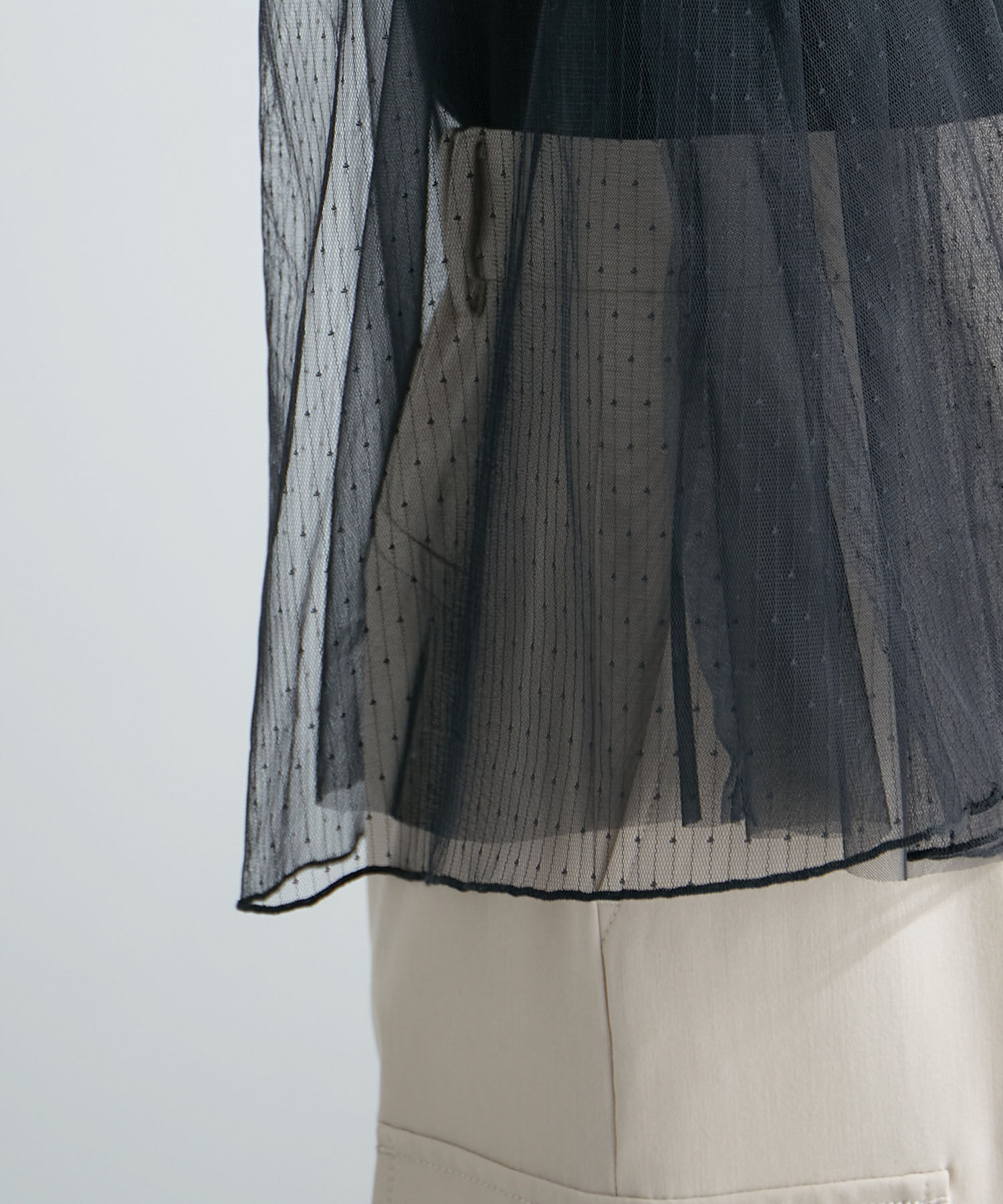 Rope&rsquo;Picnic「ドットシアーチュールトップス」|シャツ・ブラウス|