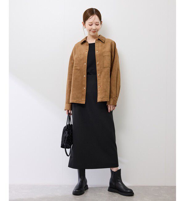 Rope&rsquo;Picnic「スエードシャツ」|シャツ・ブラウス|