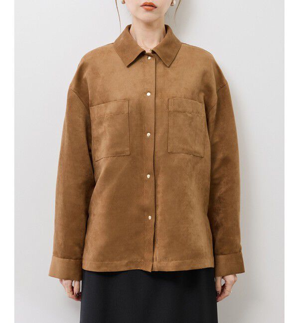 Rope&rsquo;Picnic「スエードシャツ」|シャツ・ブラウス|