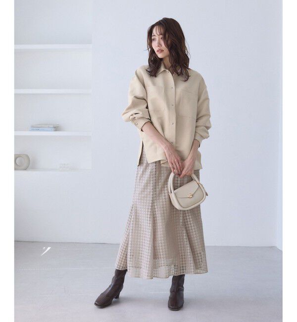 Rope&rsquo;Picnic「スエードシャツ」|シャツ・ブラウス|