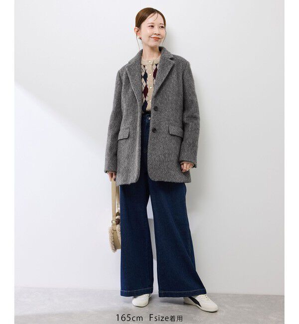 Rope&rsquo;Picnic「シャギーテーラードジャコット」|テーラードジャケット|