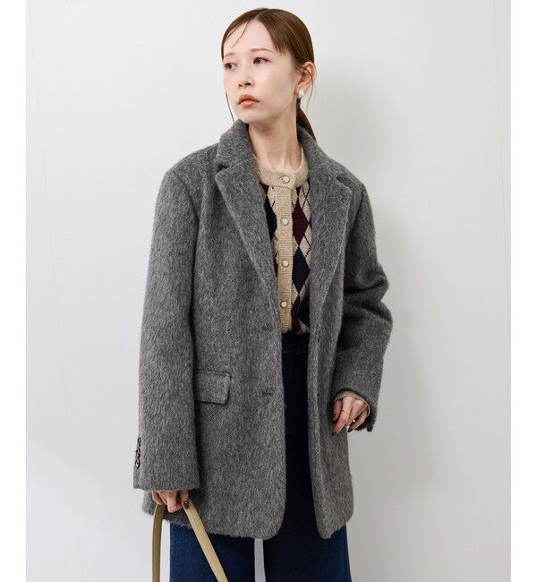 Rope&rsquo;Picnic「シャギーテーラードジャコット」|テーラードジャケット|