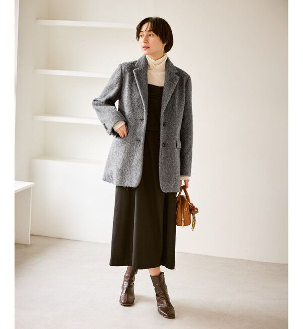 Rope&rsquo;Picnic「シャギーテーラードジャコット」|テーラードジャケット|