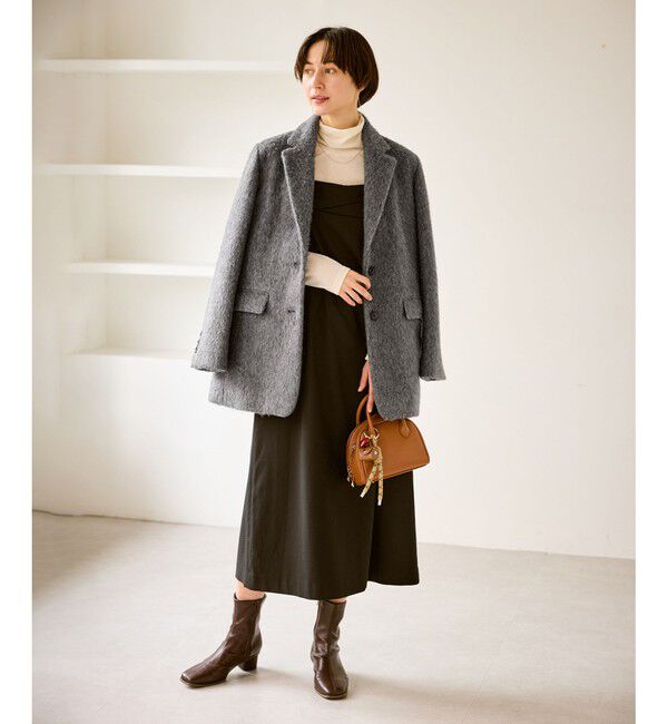 Rope&rsquo;Picnic「シャギーテーラードジャコット」|テーラードジャケット|