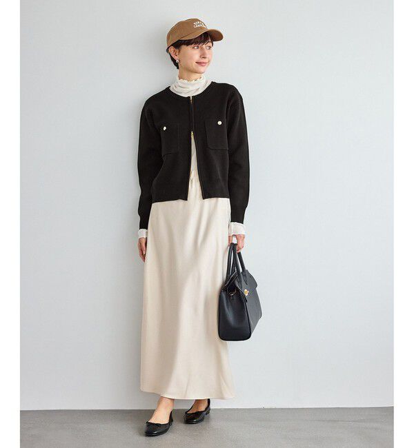 Rope&rsquo;Picnic「ミラノリブダブルジップニットカーディガン」|カーディガン|