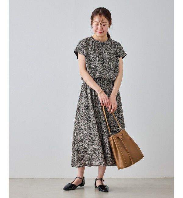 Rope&rsquo;Picnic「【WEB限定サイズ】小花柄＆線画アソートワンピース」|ワンピース|