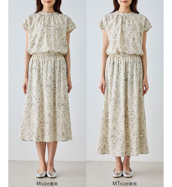 Rope&rsquo;Picnic「【WEB限定サイズ】小花柄＆線画アソートワンピース」|ワンピース|