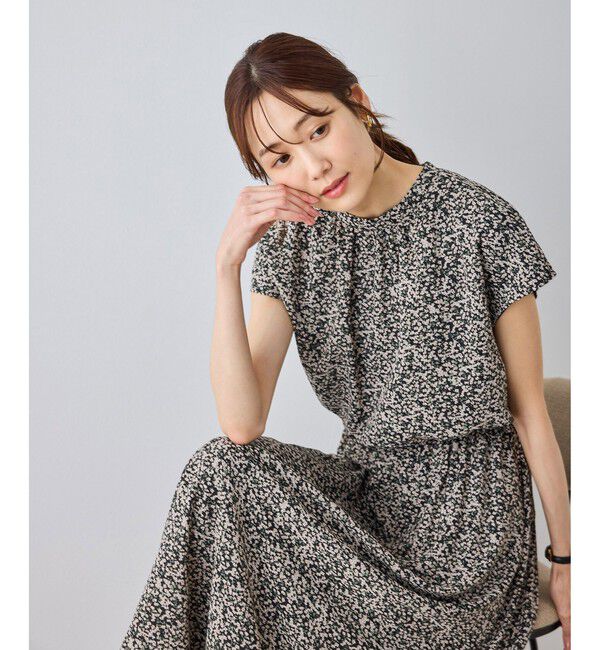 Rope&rsquo;Picnic「【WEB限定サイズ】小花柄＆線画アソートワンピース」|ワンピース|