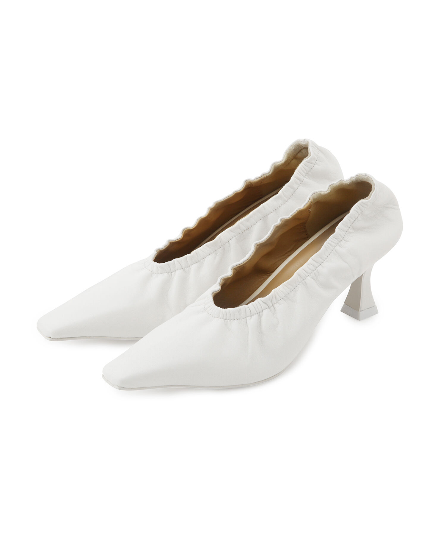 ADAM ET ROPE'「ギャザーパンプス」|パンプス|