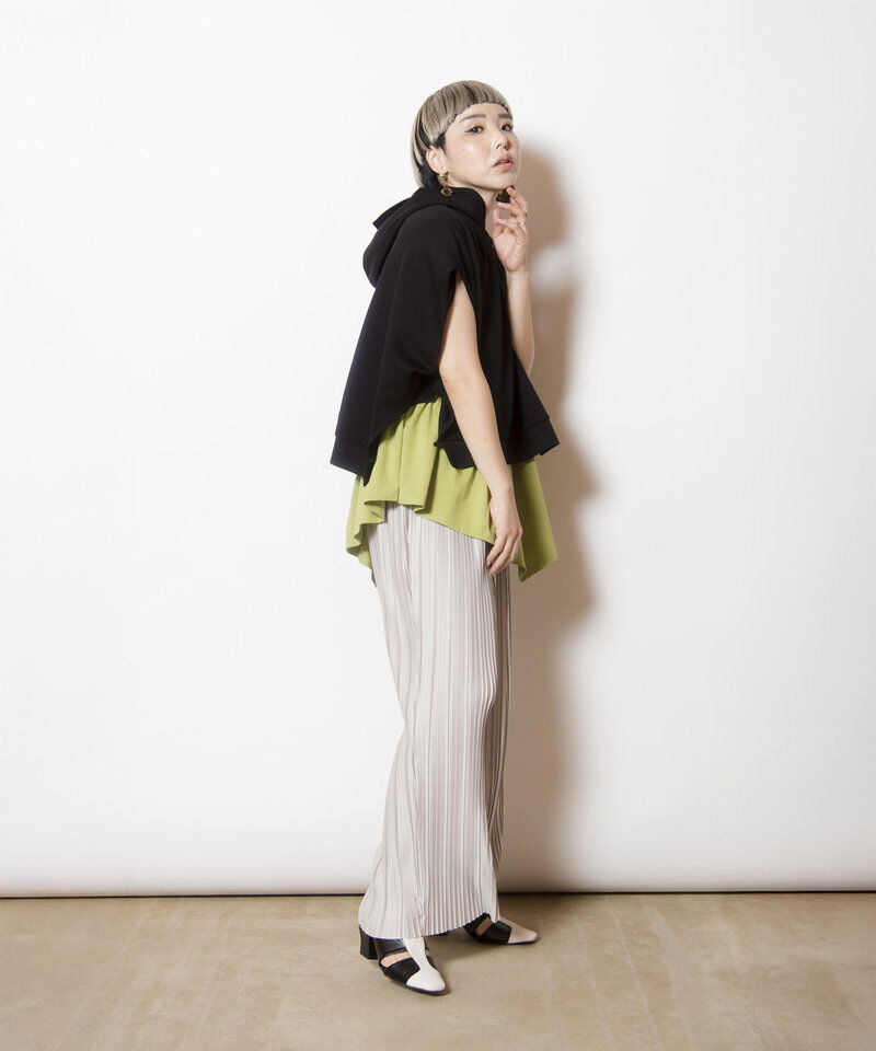  「イレギュラーヘムフードプルオーバー」|パーカー|