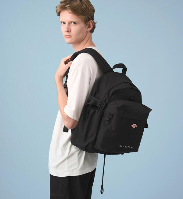 DANTON「DANTON | コーデュラナイロン デイパック PARTAGER 20 UNISEX」|リュック|BLACK