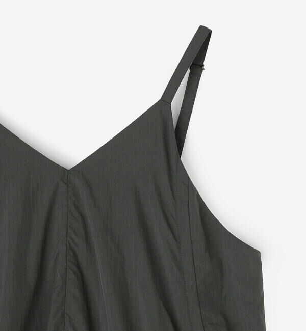 DANTON「DANTON | ナイロンタフタ Aライン キャミソールワンピース WOMEN」|ワンピース|