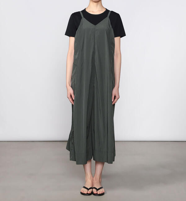 DANTON「DANTON | ナイロンタフタ Aライン キャミソールワンピース WOMEN」|ワンピース|