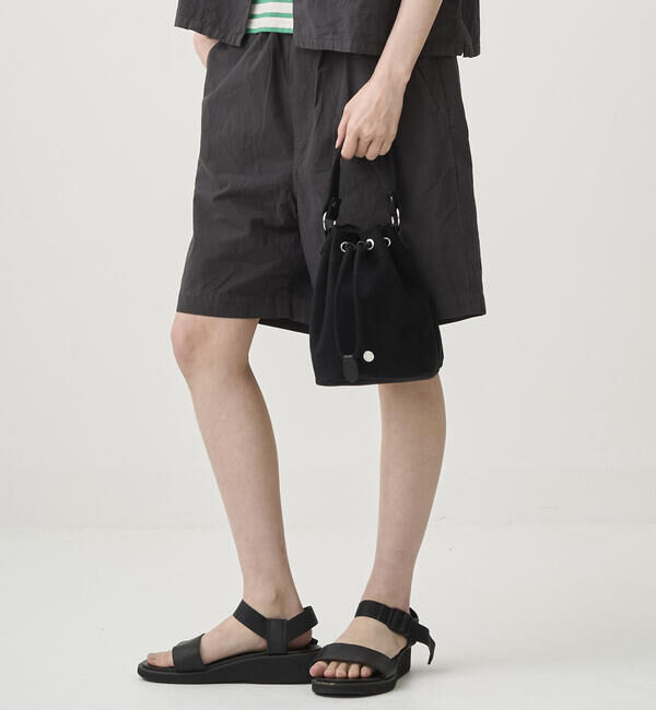 ORCIVAL「ORCIVAL | ツイル パース巾着バッグ UNISEX」|ハンドバッグ|