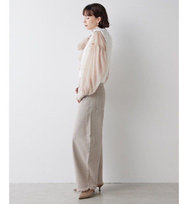  「オーガンザボウブラウス」|シャツ・ブラウス|