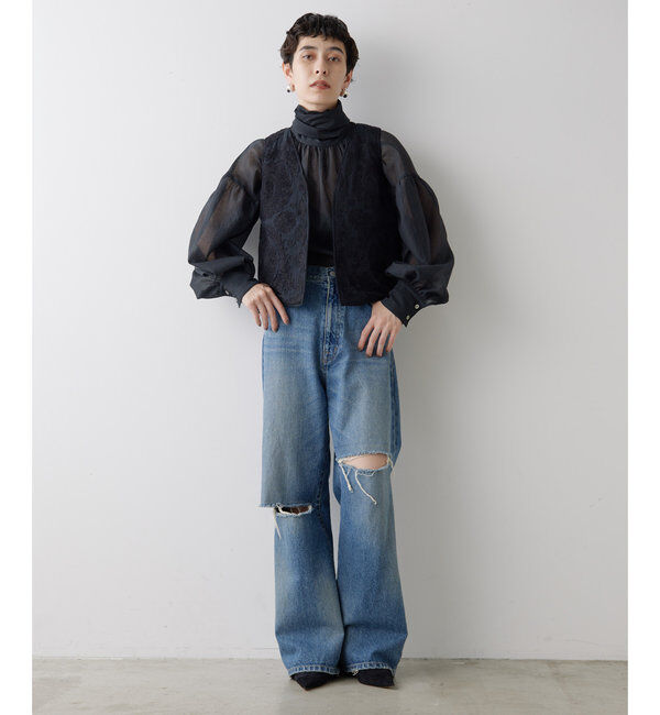  「オーガンザボウブラウス」|シャツ・ブラウス|